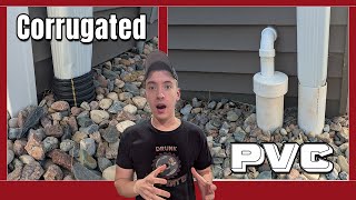 DIY Sump Pump Installation | Choosing Between PVC and Corrugated Pipe