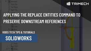 Applying the Replace Entities Command to Preserve Downstream References