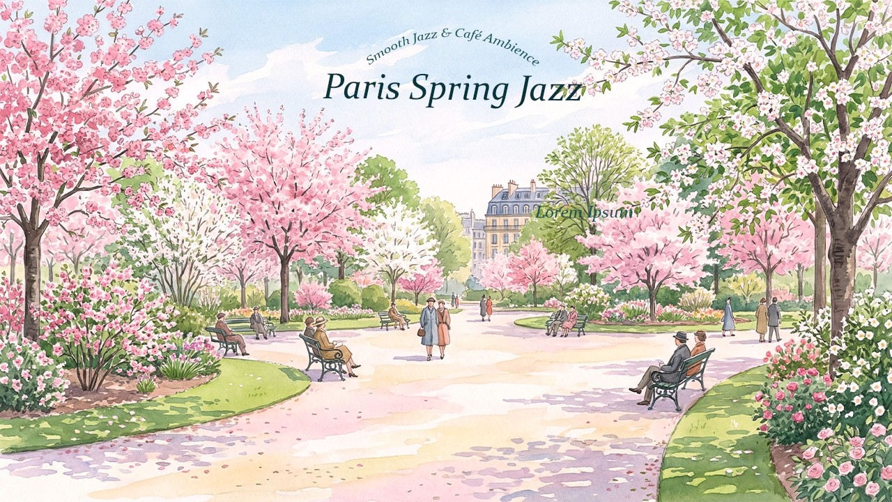 Paris Spring Jazz 🌸 Smooth Cafe Music | French Jazz Ambience
