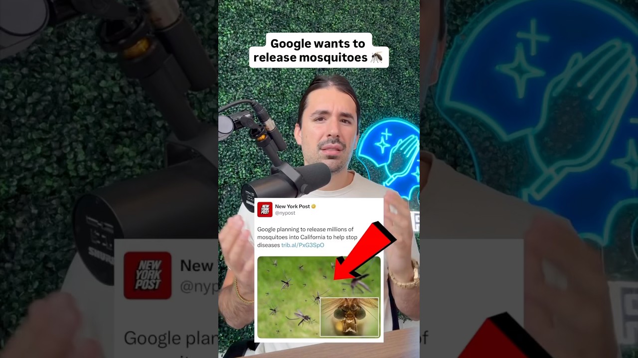 Google has applied for EPA permission to release 32 million mosquitos into California and Florida