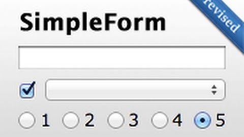 Ruby on Rails - Railscasts PRO #234 SimpleForm (revised)