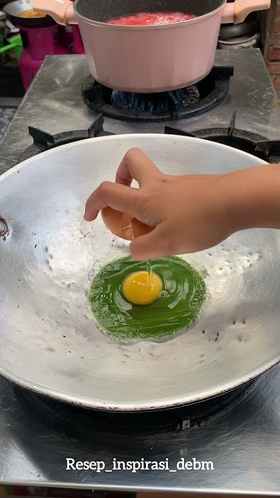 Ternyata begini cara goreng telur biar g lengket ke wajan #hlm