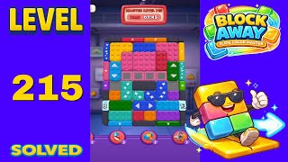 Block Away – Level 215 | Walkthrough Fast & Clean Solution