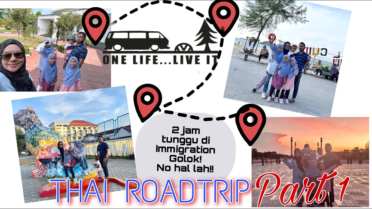 THAILAND ROADTRIP Part 1| Rantau Panjang-Golok-Takbai-Narathiwat-Songkhla-Hatyai
