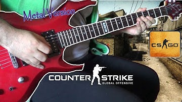 If CS:GO was metal ! (Main menu metal cover)