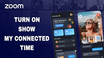 How To Turn On Show My Connected Time On Zoom App