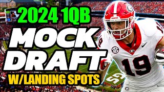 1QB 2024 Dynasty Football Rookie Mock Draft
