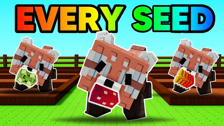 Only Using Seeds My Red Panda Restocks For 24 Hours in Grow a Garden!