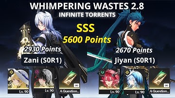Whimpering Wastes 2.8 Zani | Jiyan - (SSS 5600 Points) | Wuthering Waves