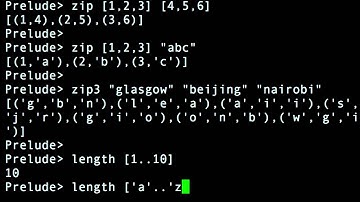 Zipping Lists in Haskell