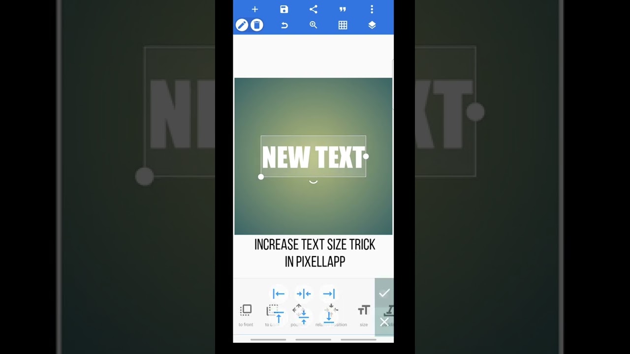 increase text size trick in pixellapp