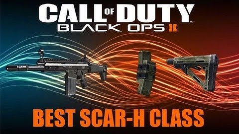Black Ops 2 (BEST SCAR-H CLASS SETUP)