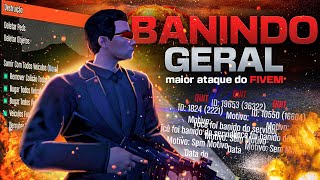 A MAIOR INVASÃO do GTA RP! BANINDO GERAL COM MOD MENU!