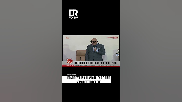 Juan Carlos Delpino fue destituido como rector del CNE