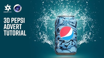 3D Pepsi Advert | Cinema 4D & Octane Render, Photoshop