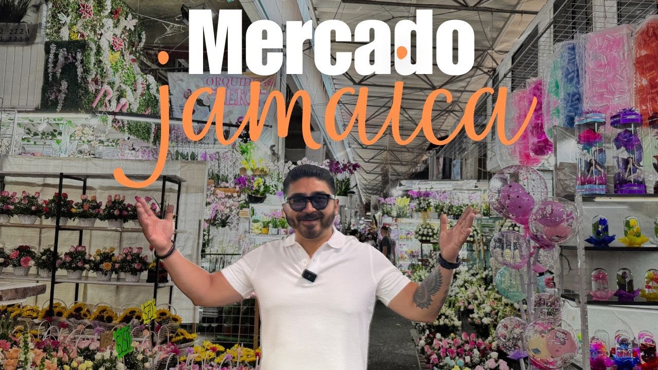 Mercado JAMAICA el mas GRANDE de la CDMX.