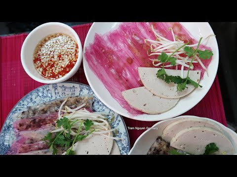 Video Cách làm bánh cuốn Bánh Ướt cấp tốc nhân thịt không... - youtube