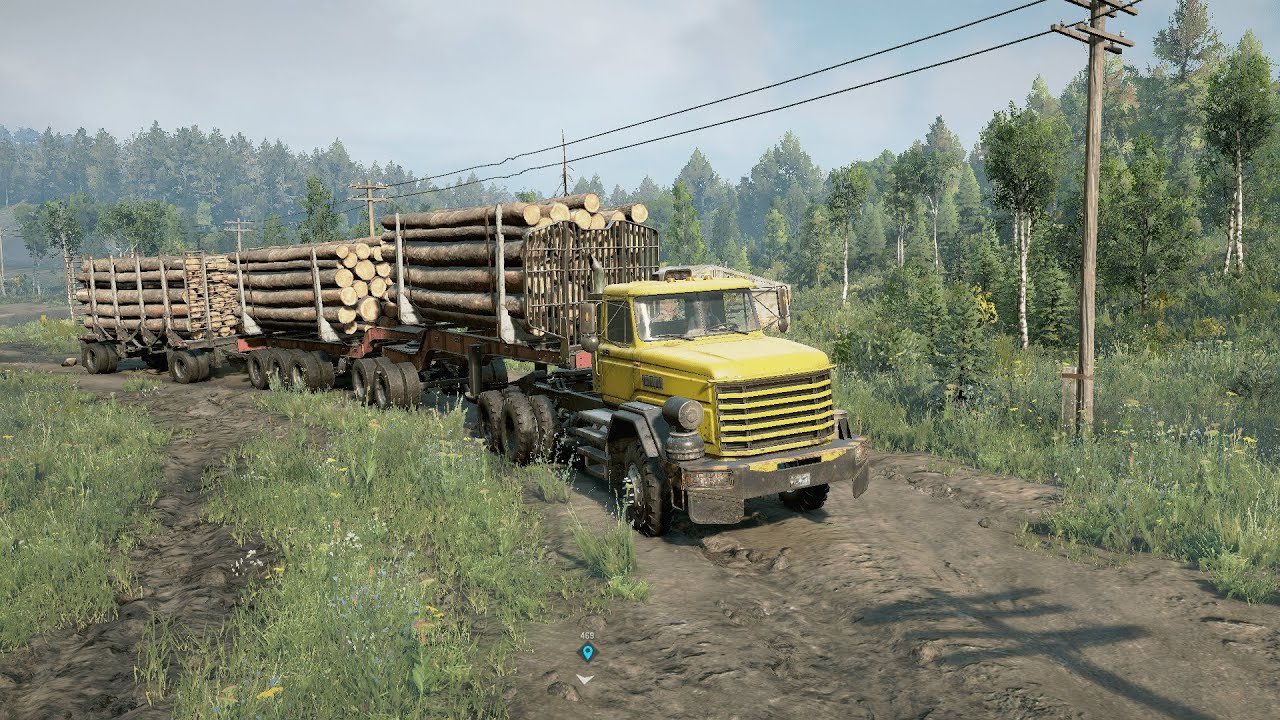 SnowRunner – Delivering Heavy Logs | Extreme Off-Road Logging Mission