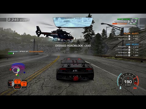 Most Wanted Rounds vs Cops With Helicopter Cheats..