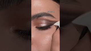 Wing Eyeliner Tutorial For Beginner♥️ #eyemakeup #makeuptutorial #makeup #makeuphacks #youtubeshorts