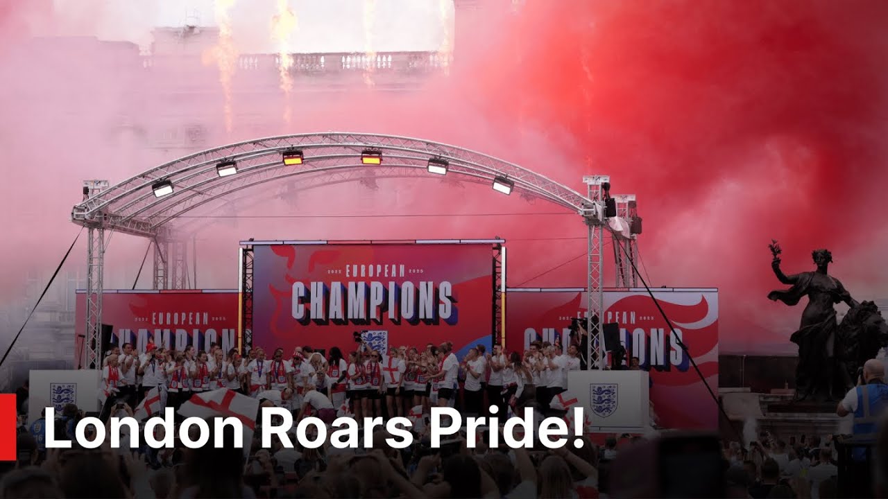 WATCH: England’s Lionesses Celebrate Euro 2025 Victory With Historic London Parade | AD1Z