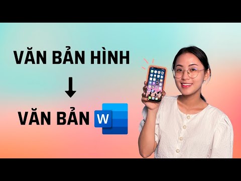 Video: Cách Sao Chép Văn Bản đã Quét