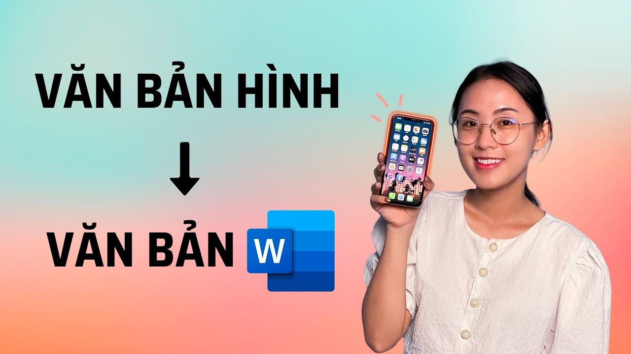 Hướng dẫn chuyển hình ảnh văn bản thành tài liệu Word bằng iPhone