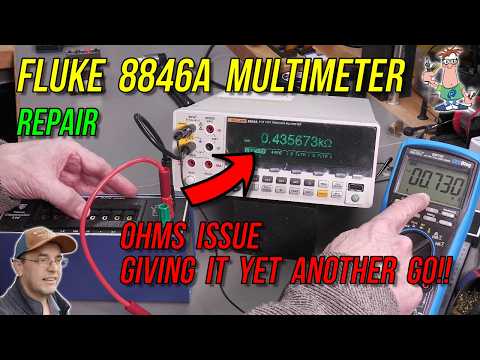 No.178 - Fluke 8846A Multimeter Repair Revisit...again!