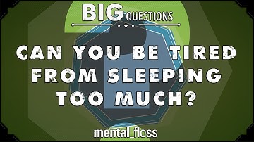 Can you be tired from sleeping too much? - Big Questions - (Ep. 45) | Mental Floss