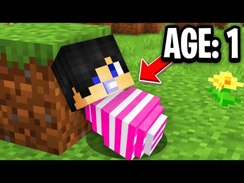 Minecraft but From YOUNG to OLD...