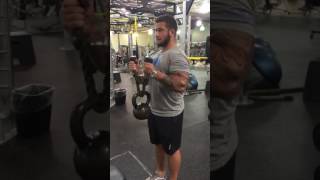 Kettlebell Rope Bicep Curl | Cole Berger Fitness