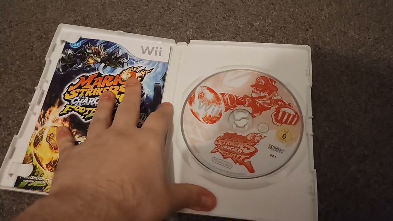 Disney Channel All Star Party & Mario Strikes Charged Football For The Nintendo Wii UK Game Unboxing