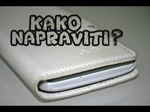 Video: Kako Napraviti Futrolu Za Telefon S Vezom