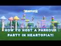 Everyone JOINED My Parkour?! 🎮 - How to Start a Parkour Party in Heartopia?