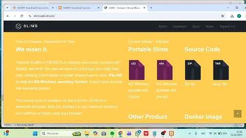 Tutorial instalasi slims 9 Bulian dan Xampp