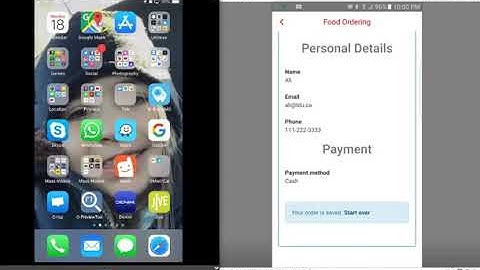 Mobile App Builder How To Use Apps Kit Pro Food Ordering App View