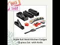 Sushi roll mold kitchen gadget 10piece set with knife