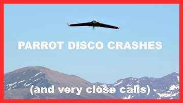 Parrot Disco drone crash compilation + 7 tips to avoid crashing