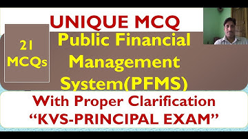 MCQ ON "Public Financial Management System(PFMS)"