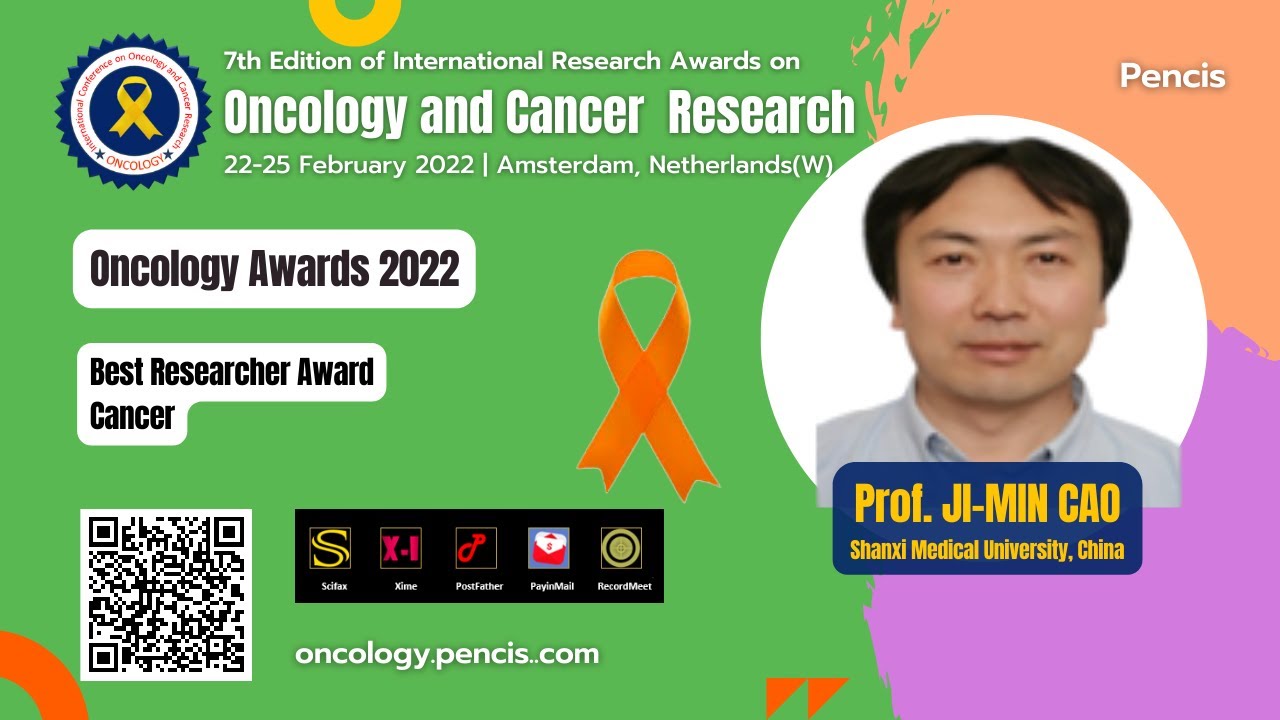 Prof. Ji-Min Cao, Shanxi Medical University, China, Best Researcher Award