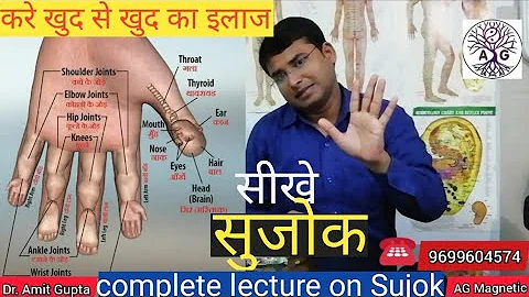 Lecture on Sujok therapy by Dr. Amit Gupta | AG Magnetic #Sujok
