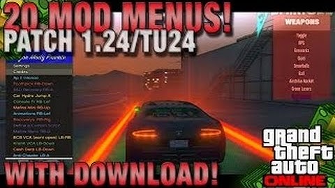 GTA 5 Online MOD Menu + download /1.24/1.26 PS3 & XBoX /easy install