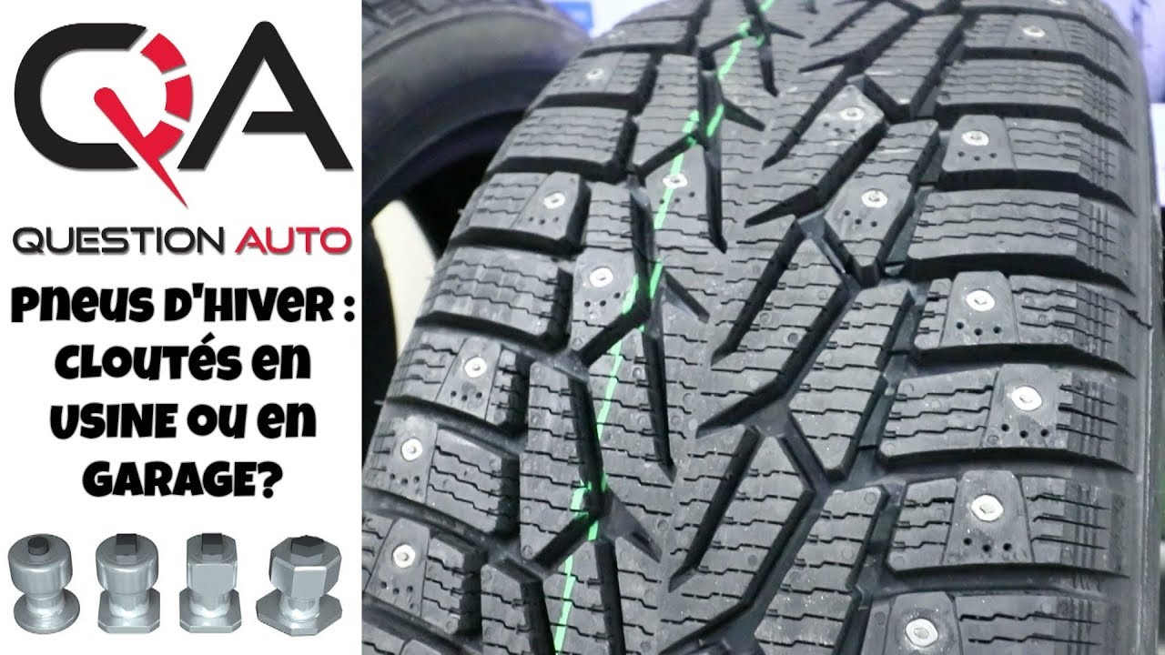 Pneus d'hiver: Clouté en USINE ou au GARAGE? | Distribution STOX - YouTube