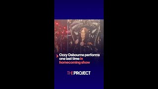 Ozzy Osbourne Performs One Last Time In Homecoming Show