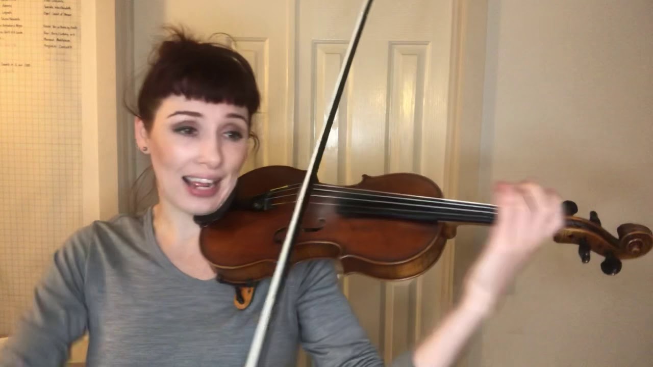 Violin Polo Studies no.10 - playing chords/double-stops musically, phrasing & slow practice - chunks