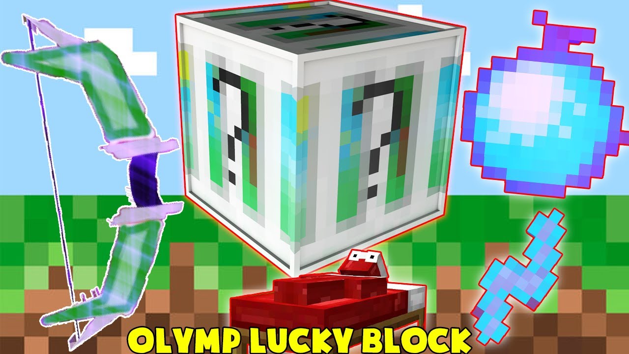 MINI GAME : OLYMP LUCKY BLOCK BEDWARS ** QUẢ TÁO THẦN KÌ CỦA THẦN ZEUS KHIẾN NOOB THUA ??