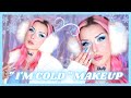 On essaie le makeup im cold de tiktok  look bleu glac hh 