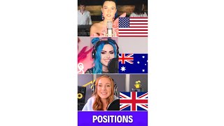 Who Sang It Better? Positions (Australia, United Kingdom, USA) #Shorts