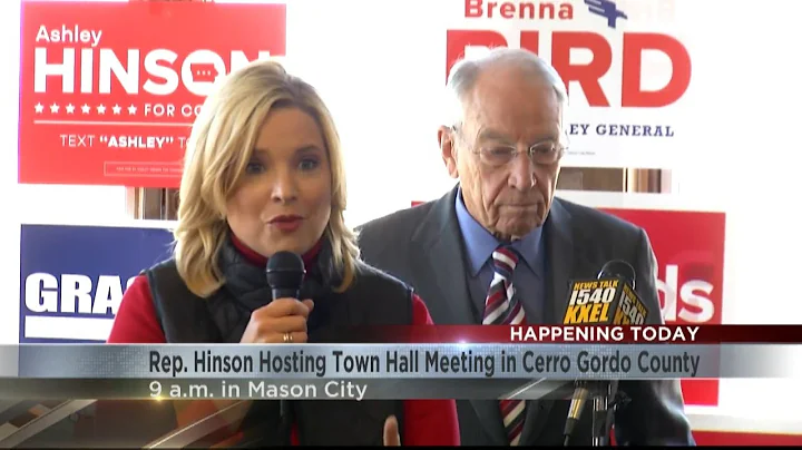 Rep. Ashley Hinson hosting town hall meeting in Mason City