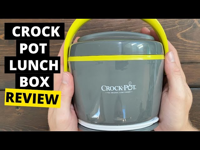 Crock-Pot 20 oz. Lunch Crock Food Warmer w/ 2 Containers 